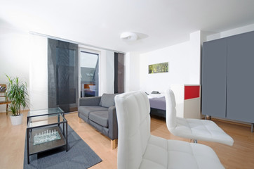 Obraz na płótnie Canvas modernes Apartment- modern apartment