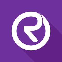 R letter line logo