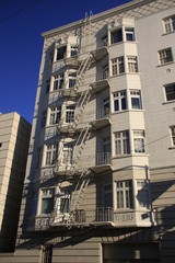 Fototapeta na wymiar immeuble d'habitation à San Francisco