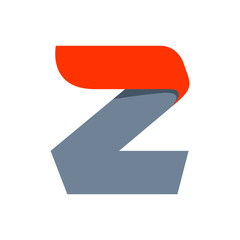 Z letter logo design template.