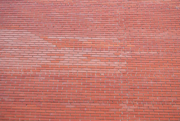 background of Red Brick wall for texture