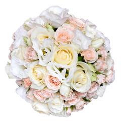 beautiful bridal bouquet at a wedding party, bunch of flowers.