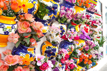 Traditional ceramics shop in Andalusia, Spain.