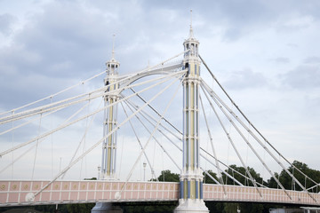 Albert Bridge; Chelsea; London