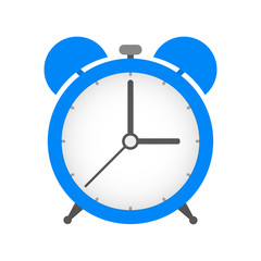 Alarm Clock in flat design illustration stylish
