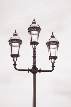 Lamppost On Chelsea Embankment; London