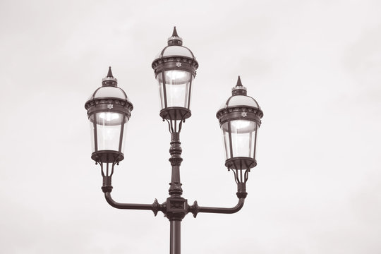 Lamppost On Chelsea Embankment; London