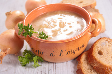 Obraz na płótnie Canvas onion soup
