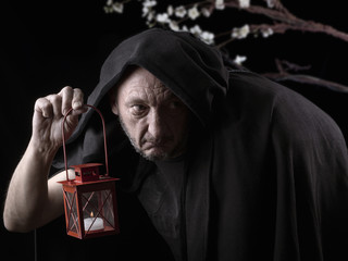 Representation of a character in the novel Frankenstein called Igor.The Lantern Of Diogenes