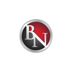 BN initial circle logo red