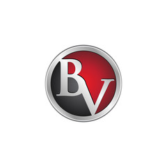 BV initial circle logo red