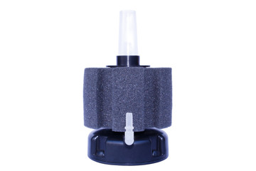 Freshwater aquarium filter on isolated 