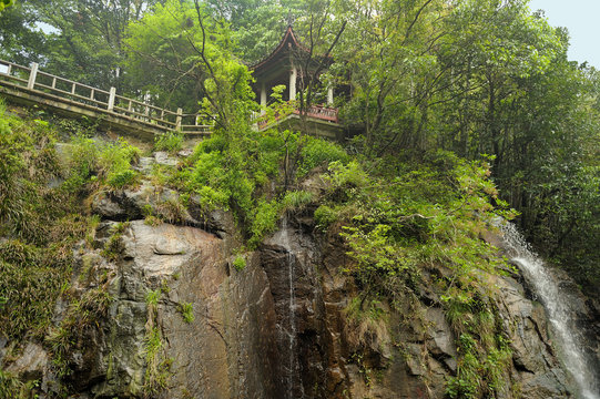 Waterfall In Moganshan