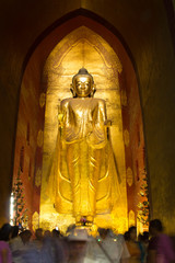 Buddha image at Ananda temple