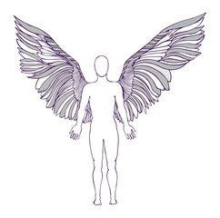 figure of an angel