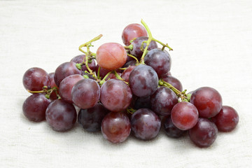 grapes and red wine