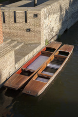 Punts on the River Carn; Cambridge