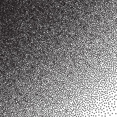 Halftone Dotwork Style Monochrome Gradient Vector Background