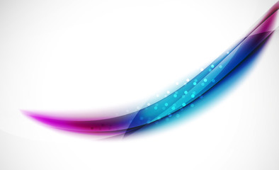 Colorful wave line, abstract background with light and shadow