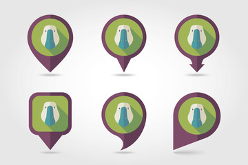 Goose mapping pins icons