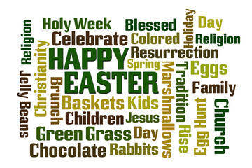  Easter Word Cloud