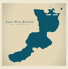 Modern Map - East New Britain PG