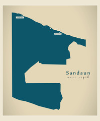 Modern Map - Sandaun PG