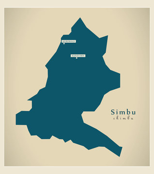 Modern Map - Simbu PG