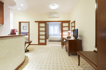 Interior of a hotel apartment