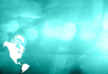 America map technology style artwork for your design