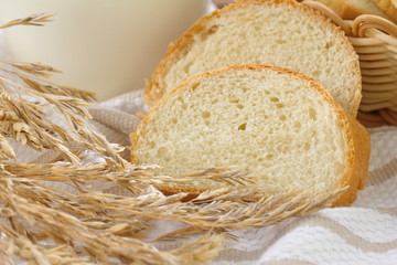 Sliced wheat bread