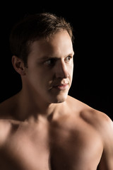 Fototapeta premium Caucasian male fighter