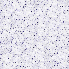 Vector fabric circles seamless pattern background with hand draw