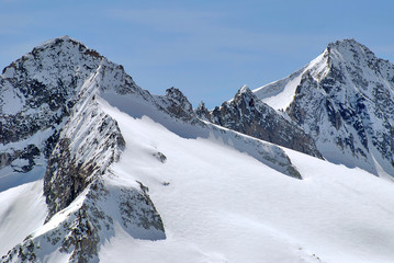 Góry Presanella, szczyt Busazza, szczyt Presanella, Passo Tonale © Dejan Gospodarek