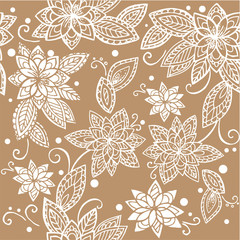 seamless flora pattern