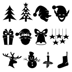 Christmas icons.
