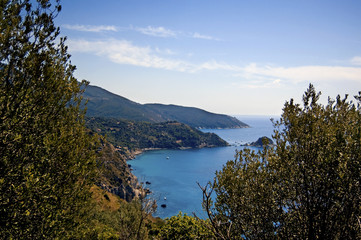 Argentario peninsula coast (Italy)