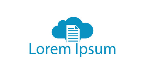 Icon for cloud technology