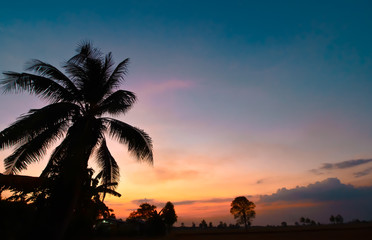 Obraz premium Sunset in thailand