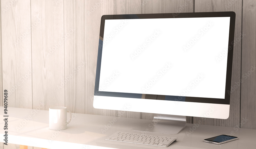 Canvas Prints desktop computerblank