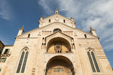 12th century Cathedral of Verona, Italy