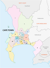 cape town subcouncil map
