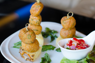 Fried Fish-paste balls