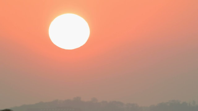 Sunset over a bird sanctuary at the island of Texel in The Netherlands.