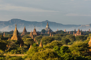 The plain of Bagan(Pagan), Mandalay, Myanmar