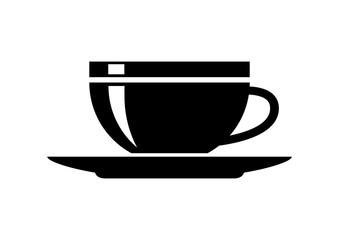 Cup vector icon on white background