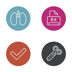 Vector Round Circle Buttons with Icons can be used as Logo or Icon