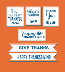 Thanksgiving text set