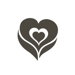 сердце и лепестки