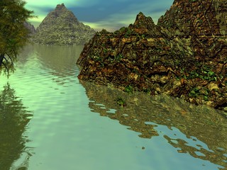 Fantasy landscape